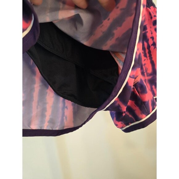 Under Armour Shorts Pink Tie Dye Running Workout Activewear Shorts M - Picture 3 of 4